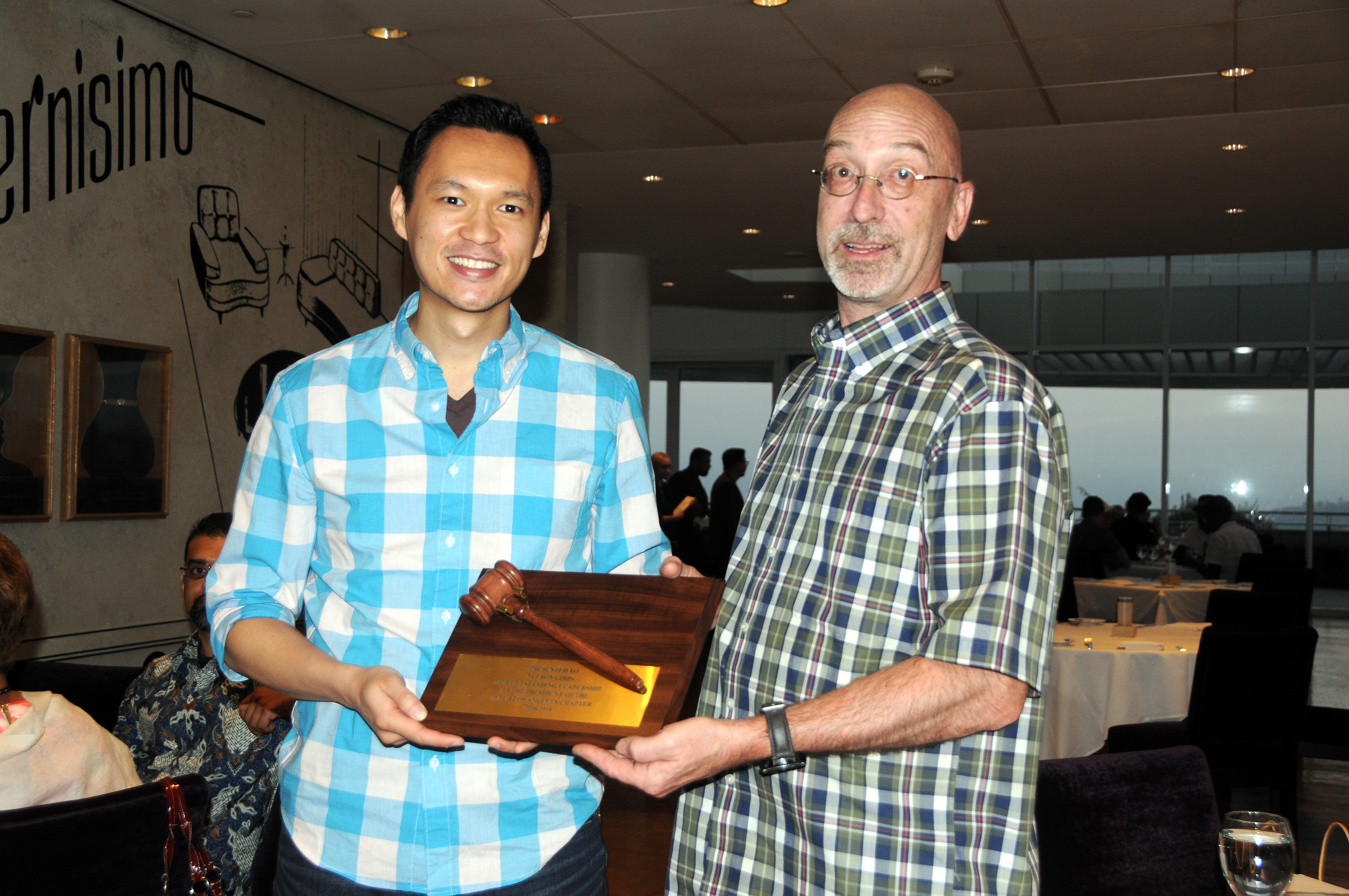 Nelson Gibbs honored by Jonathan Chan